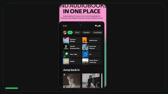 Función Jam de Spotify Premium APK explicada featured Spotify screenshot