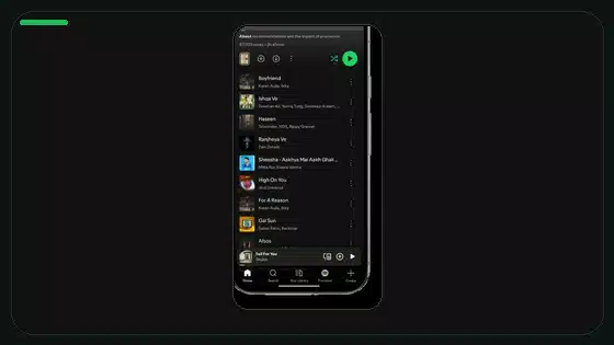 Guía del historial de escucha en Spotify Premium APK - Spotify app screenshot 8