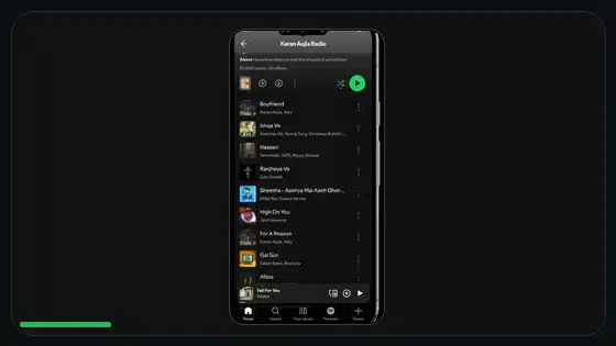 Solución cuando el inicio de sesión de Spotify Premium APK no funciona - Spotify app screenshot 8