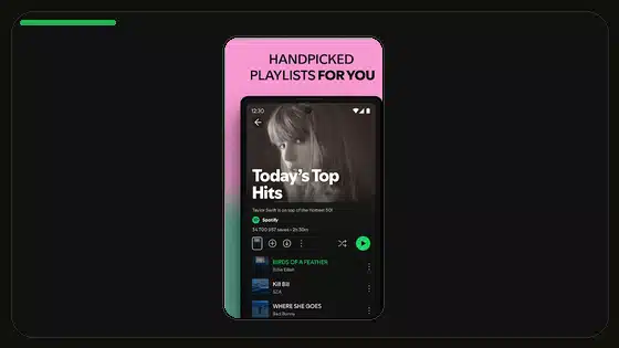 Guía de la función de letras en Spotify Premium APK - Spotify app screenshot 4