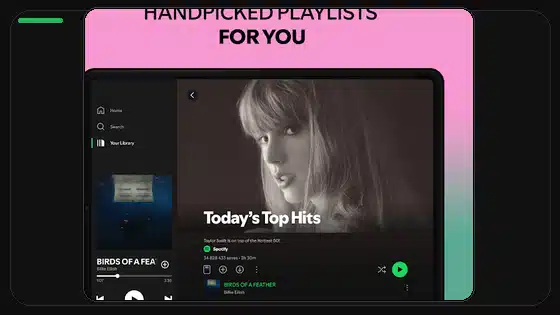 Spotify Premium APK no muestra letras: solución - Spotify app screenshot 4