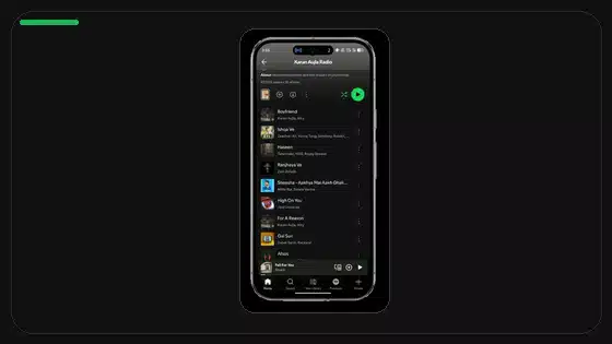 Spotify Premium APK no muestra letras: solución - Spotify app screenshot 8