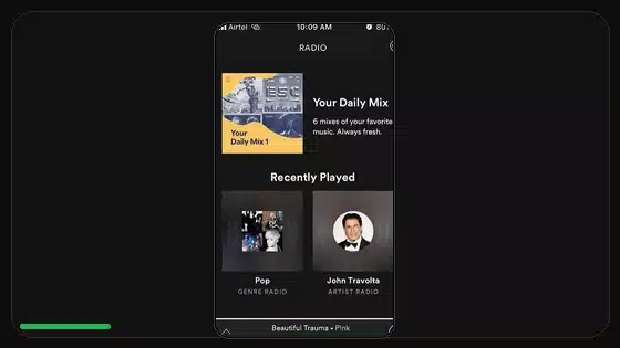 Spotify Premium APK no muestra letras: solución - Spotify app screenshot 10