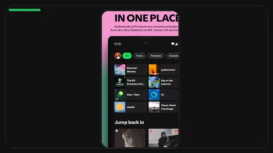 Consejos para varias cuentas en Spotify Premium APK featured Spotify screenshot