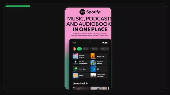 Compatibilidad de Spotify Premium APK con Android reciente featured Spotify screenshot