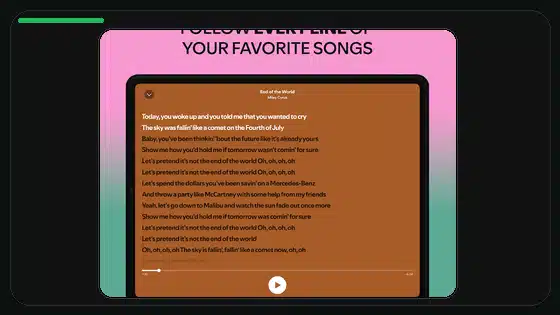 Controles de notificaciones de Spotify Premium APK no funcionan featured Spotify screenshot