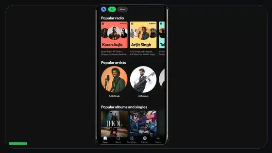Spotify Premium APK en tablets Android - Spotify app screenshot 6