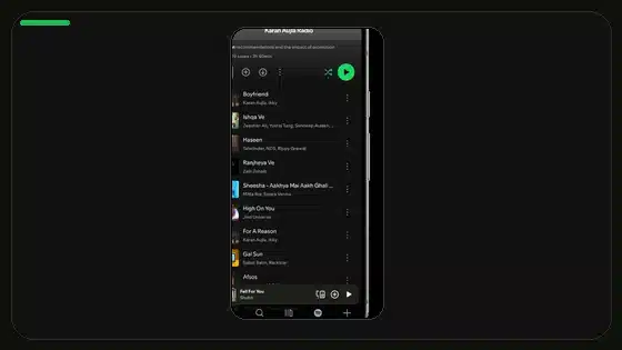 Spotify Premium APK en tablets Android - Spotify app screenshot 8