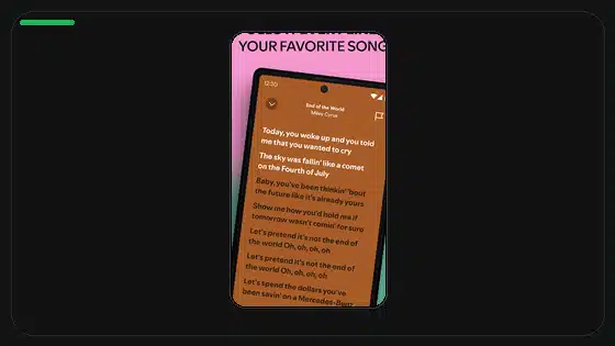 Spotify Premium APK en Android TV - Spotify app screenshot 3