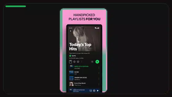 Spotify Premium APK en Android TV - Spotify app screenshot 4