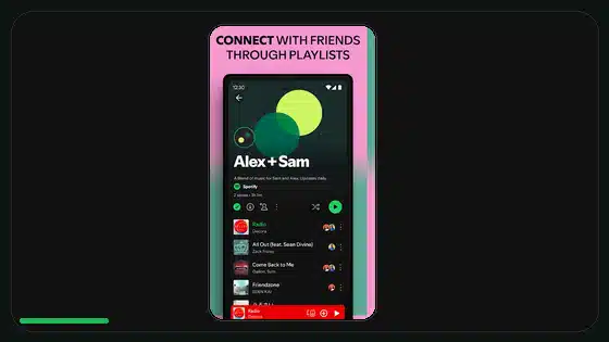 Spotify Premium APK en Android TV - Spotify app screenshot 5