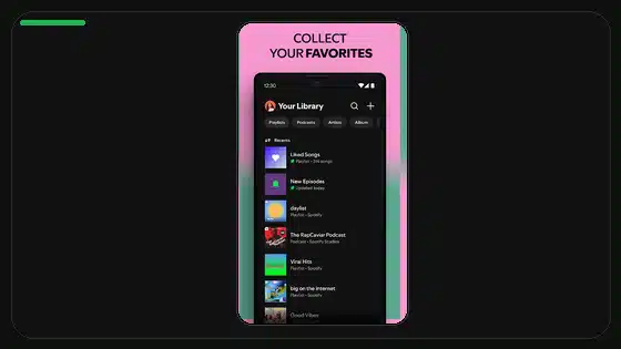 Spotify Premium APK en Android TV - Spotify app screenshot 7