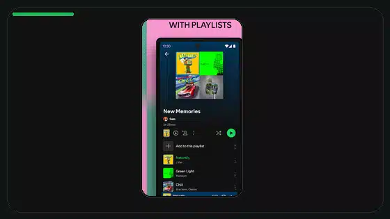 Spotify Premium APK en Android TV - Spotify app screenshot 8