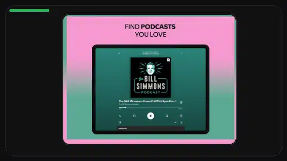 Spotify Premium APK en Android TV - Spotify app screenshot 10