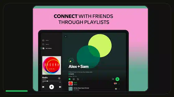 Spotify Premium APK en teléfonos Google Pixel - Spotify app screenshot 2