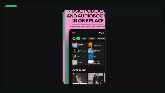 Spotify Premium APK en Android con poca RAM featured Spotify screenshot