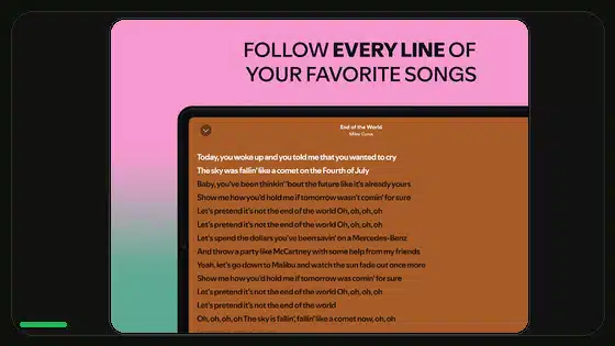 Funciones de playlists de Spotify Premium APK que debes conocer featured Spotify screenshot