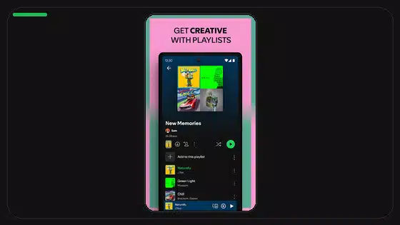 Alternativas a carpetas de playlists en Spotify Premium APK móvil - Spotify app screenshot 8