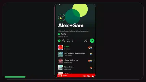 Guía de controles de cola en Spotify Premium APK - Spotify app screenshot 5