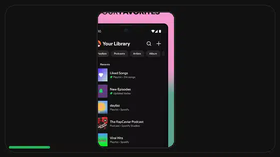 Guía de controles de cola en Spotify Premium APK - Spotify app screenshot 7