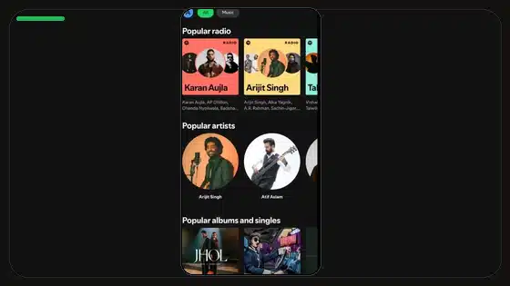 Spotify Premium APK no busca: solución - Spotify app screenshot 6