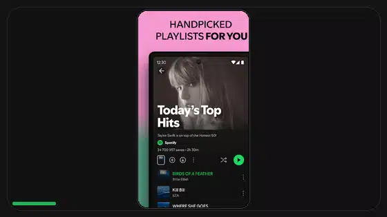 Ajustes de Spotify Premium APK que deberías revisar - Spotify app screenshot 4