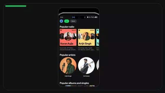 Controles de aleatorio y repetición en Spotify Premium APK - Spotify app screenshot 6