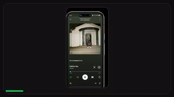 Controles de aleatorio y repetición en Spotify Premium APK - Spotify app screenshot 7