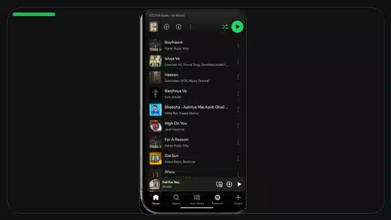 Spotify Premium APK no reproduce canciones: solución - Spotify app screenshot 8