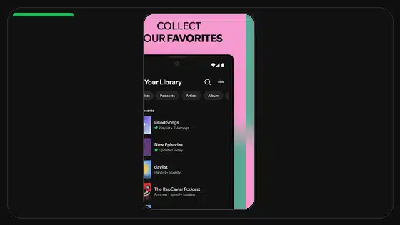 Spotify Premium APK se queda en la pantalla de carga - Spotify app screenshot 7