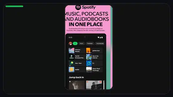 Solución al bucle de actualización de Spotify Premium APK featured Spotify screenshot