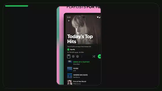 Actualizar Spotify Premium APK sin perder datos - Spotify app screenshot 4