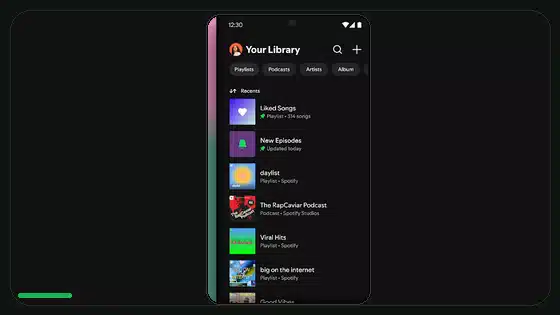 Actualizar Spotify Premium APK sin perder datos - Spotify app screenshot 7