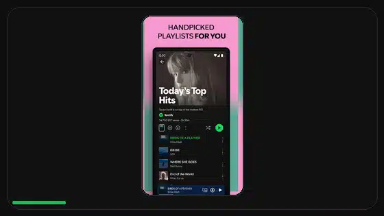 Spotify Premium APK vs aplicación de escritorio - Spotify app screenshot 4