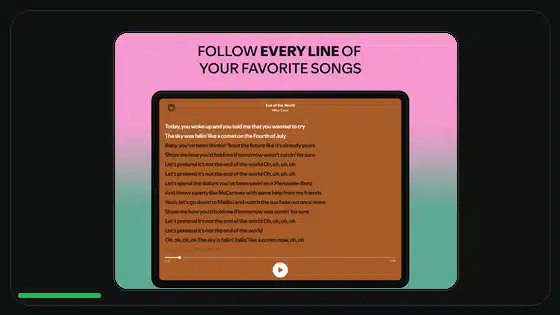 Spotify Premium APK vs apps de música gratuitas featured Spotify screenshot