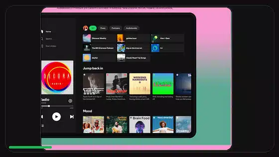 Spotify Premium APK vs apps de música gratuitas - Spotify app screenshot 3