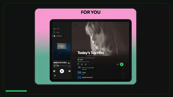 Spotify Premium APK vs apps de música gratuitas - Spotify app screenshot 4