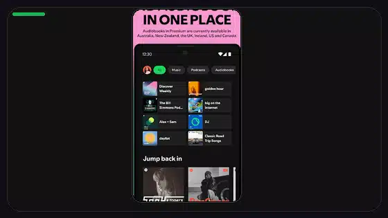 Spotify Premium APK vs Spotify Lite featured Spotify screenshot