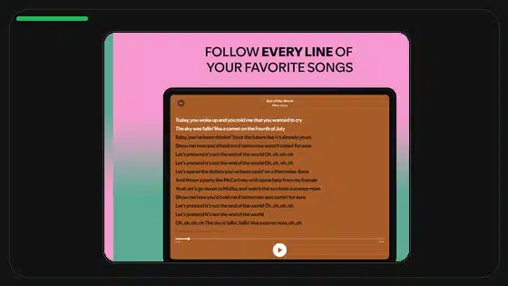 Spotify Premium APK vs reproductor web featured Spotify screenshot