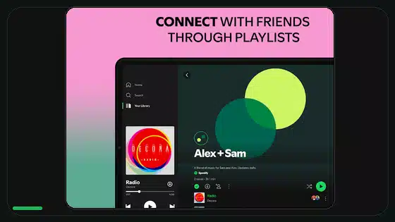 Spotify Premium APK vs reproductor web - Spotify app screenshot 2