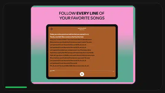 Spotify Premium APK vs YouTube Music featured Spotify screenshot