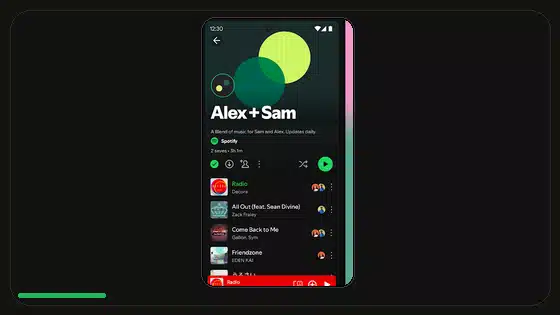 Widget de Spotify Premium APK no se actualiza - Spotify app screenshot 5