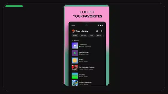 Widget de Spotify Premium APK no se actualiza - Spotify app screenshot 7