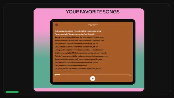 Spotify Premium APK con Android Auto featured Spotify screenshot