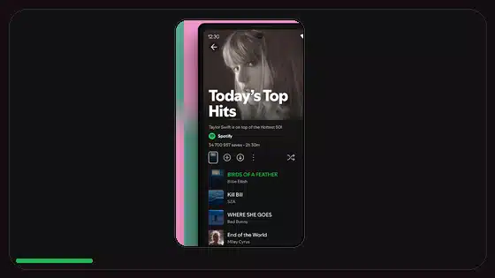 Saltos ilimitados en Spotify Premium APK explicados - Spotify app screenshot 4