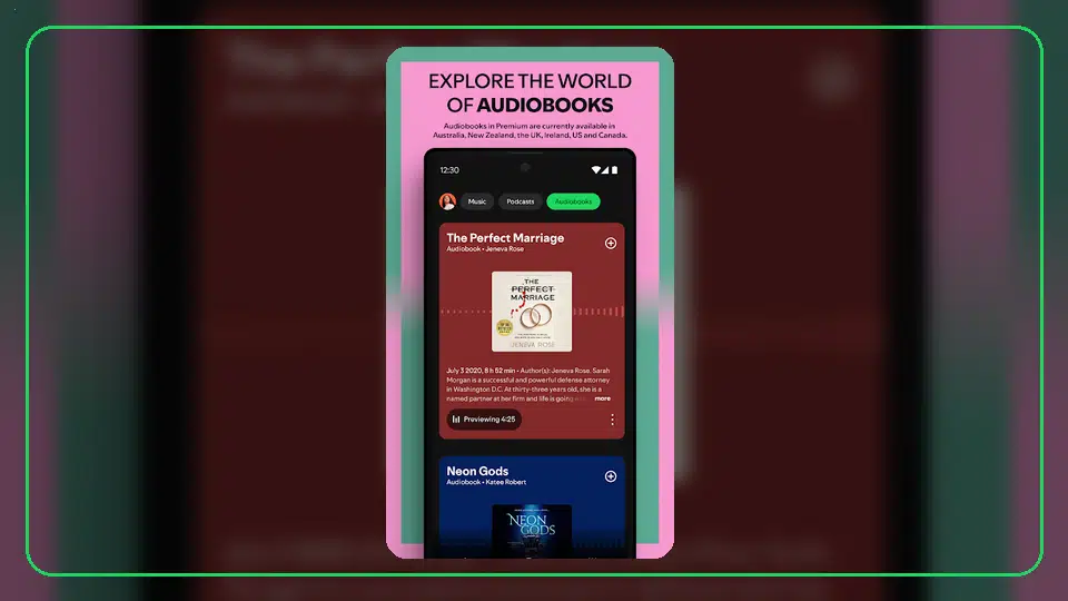 Spotify Bluetooth Audio Quality Tips - Spotify app screenshot 2