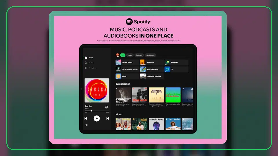 Spotify Premium APK on Android TV - Spotify app screenshot 2