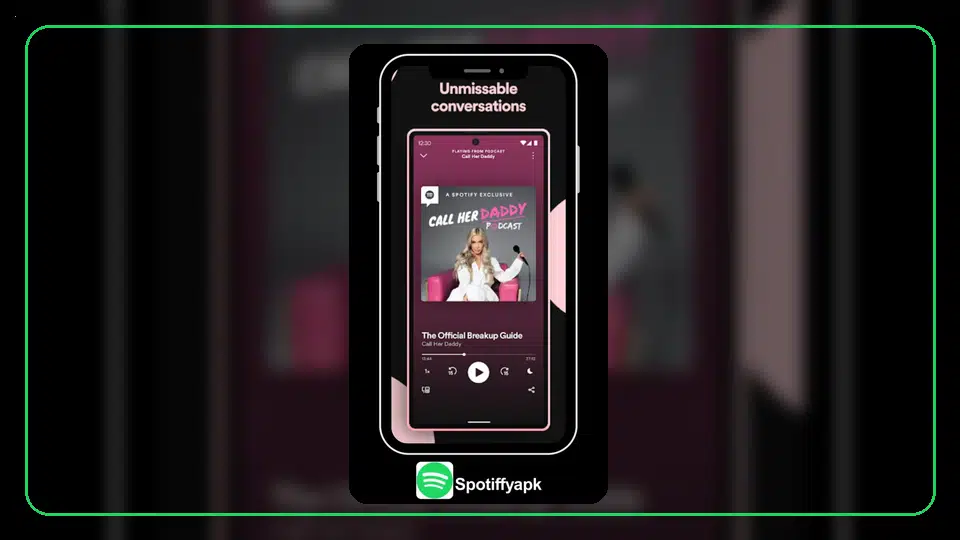 Spotify Premium APK on Samsung Galaxy Phones featured Spotify visual