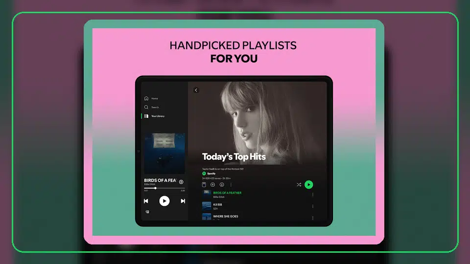 Spotify Premium APK vs Pandora - Spotify app screenshot 5