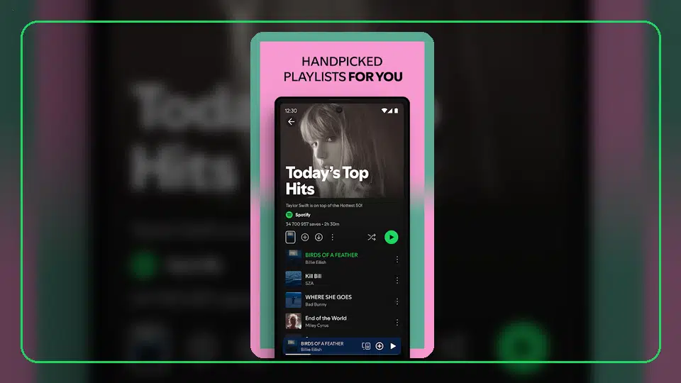 Cómo borrar la caché de Spotify antes de actualizar el APK - Spotify app screenshot 8